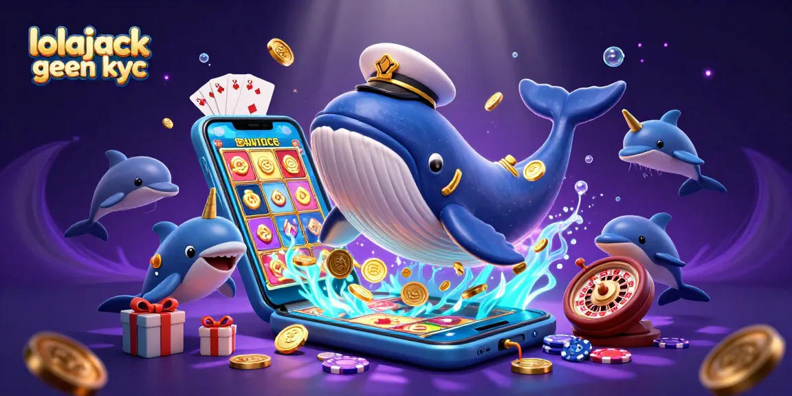 Experience the thrill of online gambling in a vibrant scene with lolajack geen kyc featuring playful characters and rich game elements.