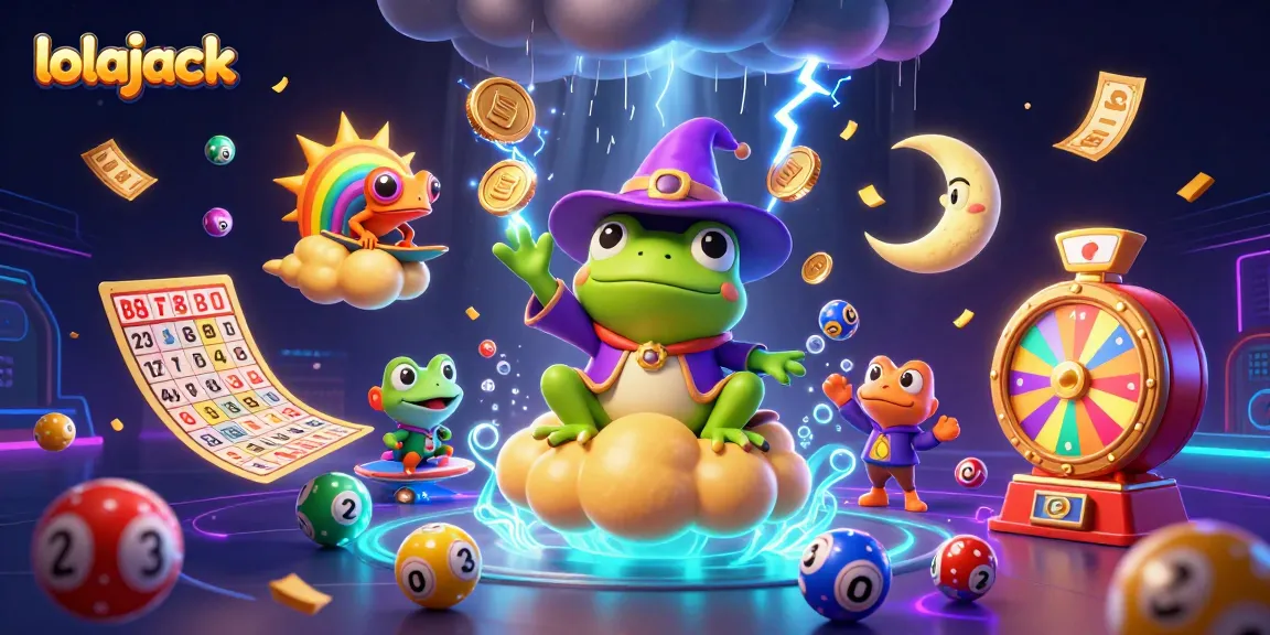Experience the thrilling action of lolajack with vibrant slots, golden tickets, and a magical atmosphere.